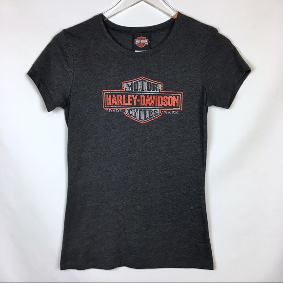 Harley-Davidson Tops - ⬇️$28 Harley Davidson Charcoal Gray Shirt Top Tee